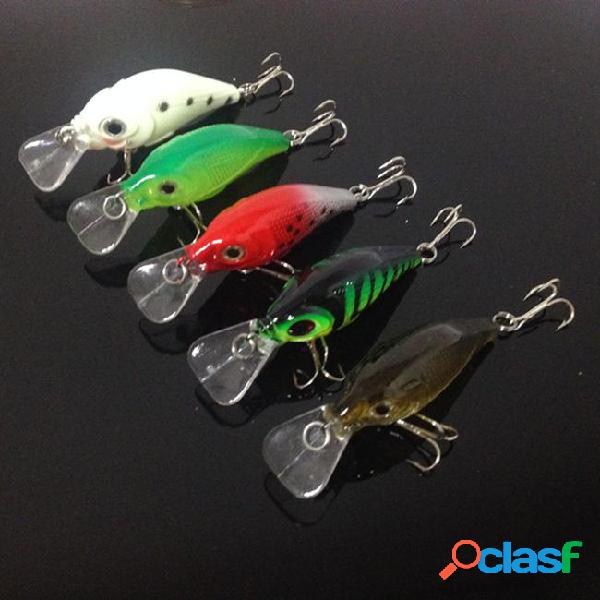5-color 8cm 8g crank plastic hard baits & lures fishing