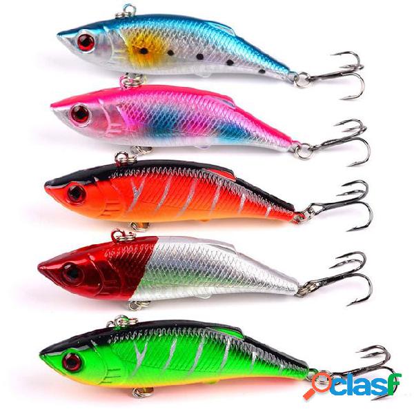 5-color 8cm 9.7g vib plastic hard baits & lures fishing