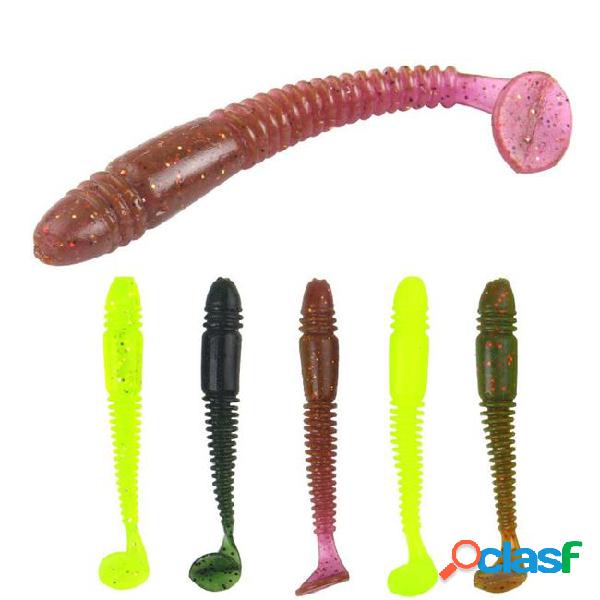 5 color t tail lures fishing equipment outdoors gearsoft