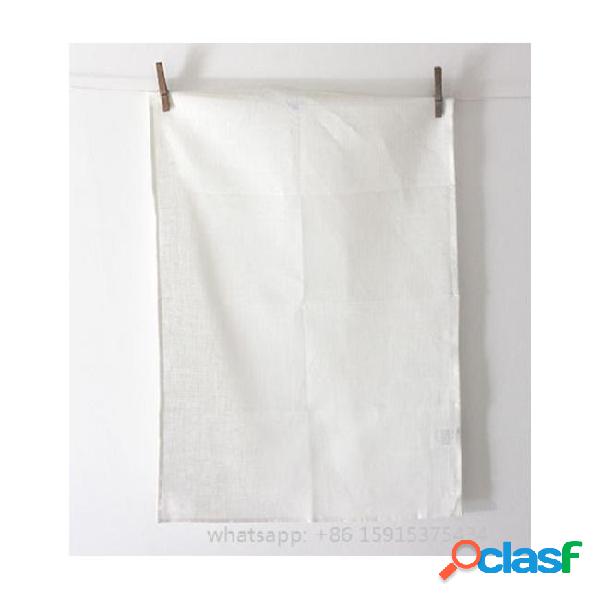 50x70 cm pure white plain woven cotton canvas 220gsm hand