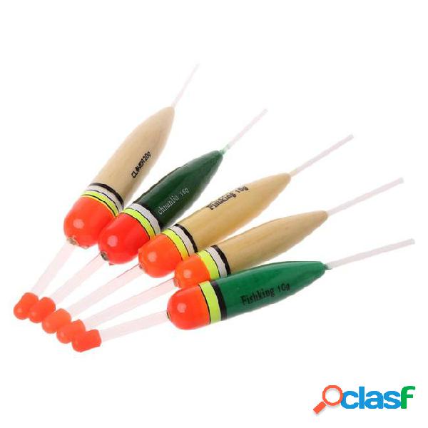 5pcs/set luminous fishing floats set buoy bobber float