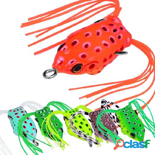 6-color 4.1cm 4.5g frog hook fishing hooks soft baits &