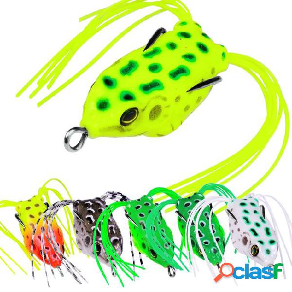 6-color 4.45cm 5g frog hook fishing hooks soft baits & lures