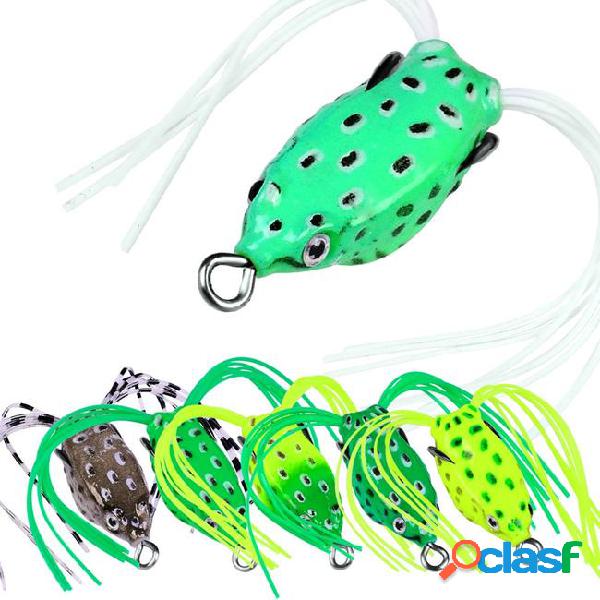 6-color 4cm 3.5g frog hook fishing hooks soft baits & lures