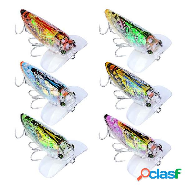 6-color 5.5cm 8.5g cicada plastic hard baits & lures fishing