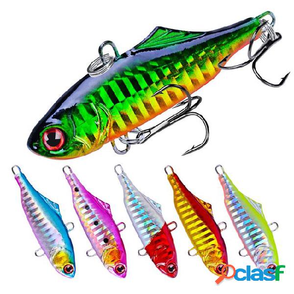 6-color 7.5cm 23g vib plastic hard baits & lures fishing