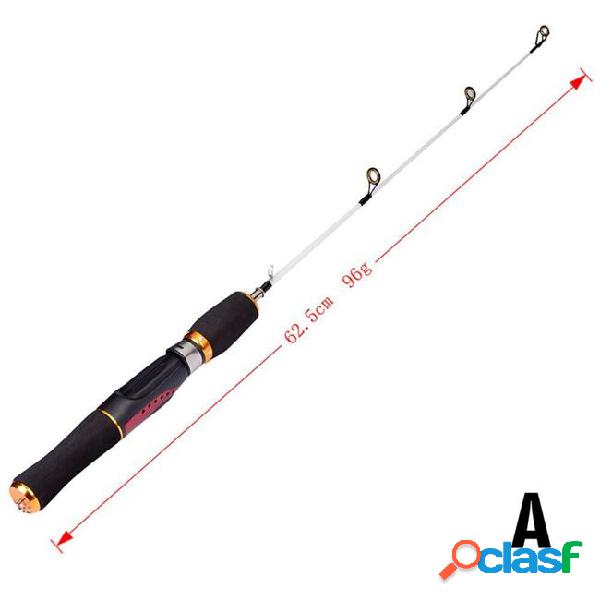 62.5/68.5 cm winter ice fishing rod hard rod glass