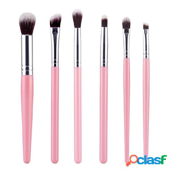 6pcs maange pro cosmetic brushes set powder foundation