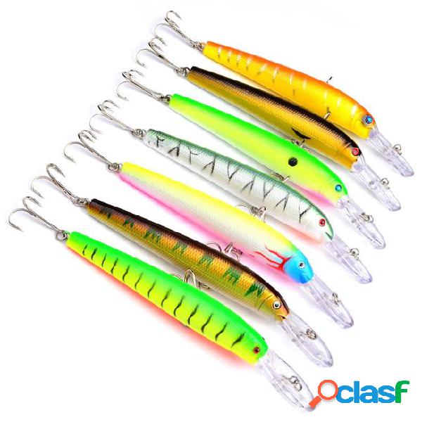7-color 15.3cm 17g minnow plastic hard baits & lures fishing