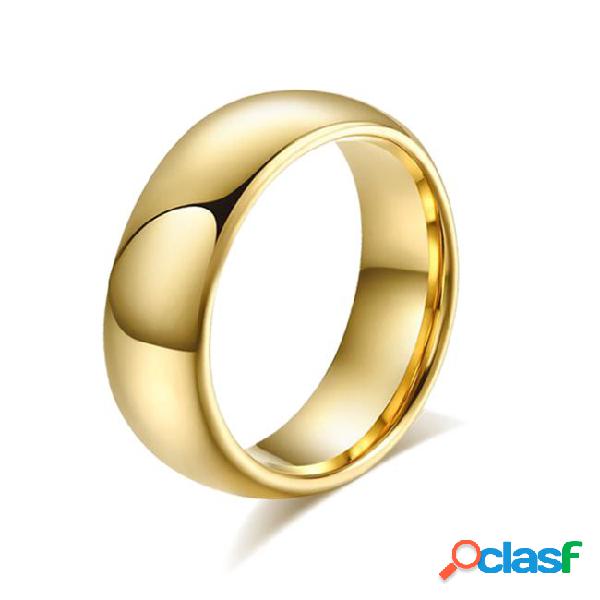 8.0mm tungsten carbide rings for men anel wedding ring high
