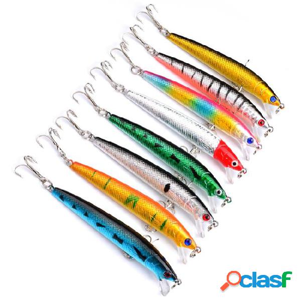 8-color 9.5cm 8g minnow plastic hard baits & lures fishing