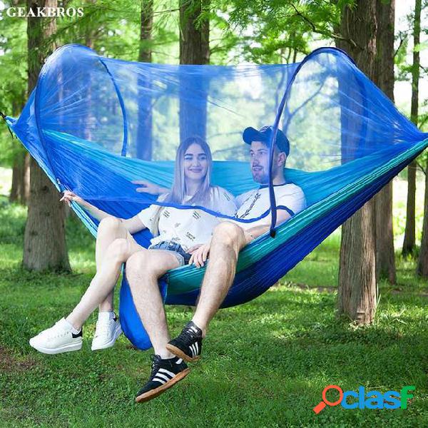 8 colors portable lightweight camping double person hammock