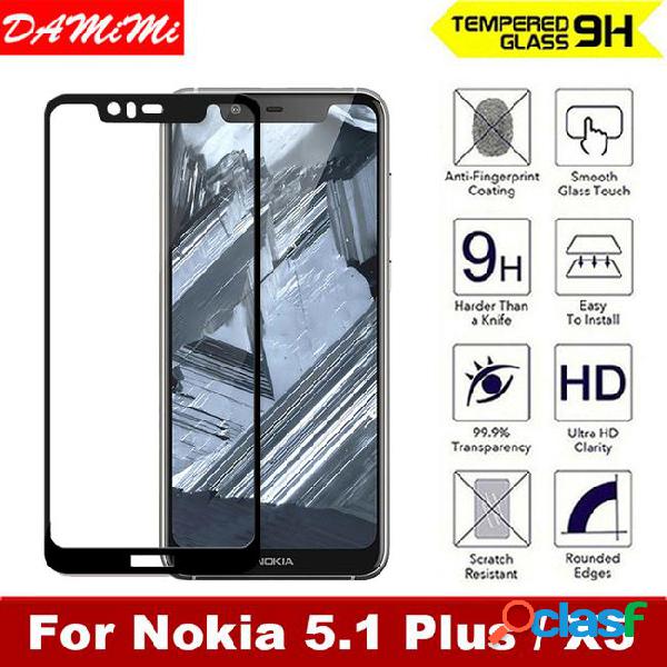 9h tempered glass for x5 5.1 plus scratch proof clear screen
