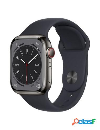 APPLE WATCH SERIES 8 GPS + CELL 41MM GRAPHITE STAINLESS