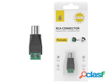 Adaptador 1 Rca F Para 2 P F ONEPLUS Nb1373 (Negro)