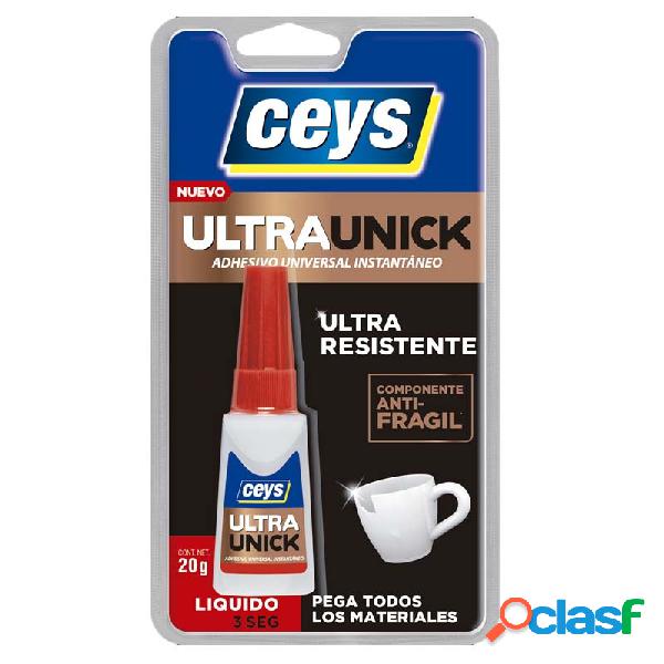 Adhesivo universal ceys ultraunick liquido 20g