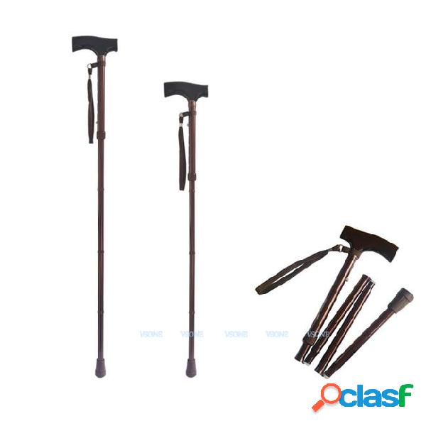 Adjustable folding support walking cane 31.5 - 35.4 inch
