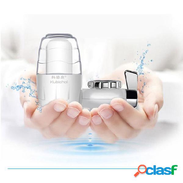 Advanced faucet water filter with led filter status