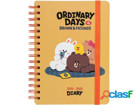 Agenda Escolar ERIK EDITORES Line Friends (A5 - 2021/2022 -