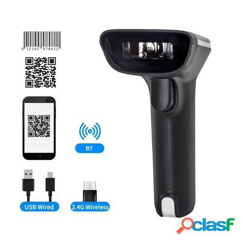 Aibecy Lector de código de barras 1D de mano con cable USB