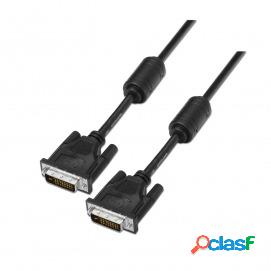 Aisens Cable Dvi Dual Link 24+1 Con Ferrita M-m Negro