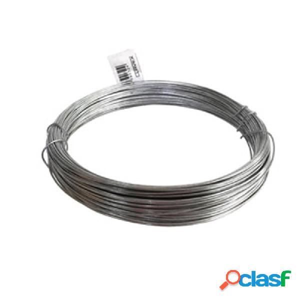 Alambre clavex galvanizado 250gr n2 0,7mm 82m