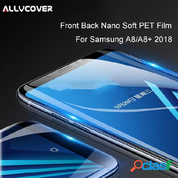 Allvcover 2 pcs front back soft pet screen protector for