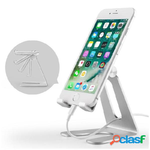Aluminum alloy rotatable phone holder table holder stand
