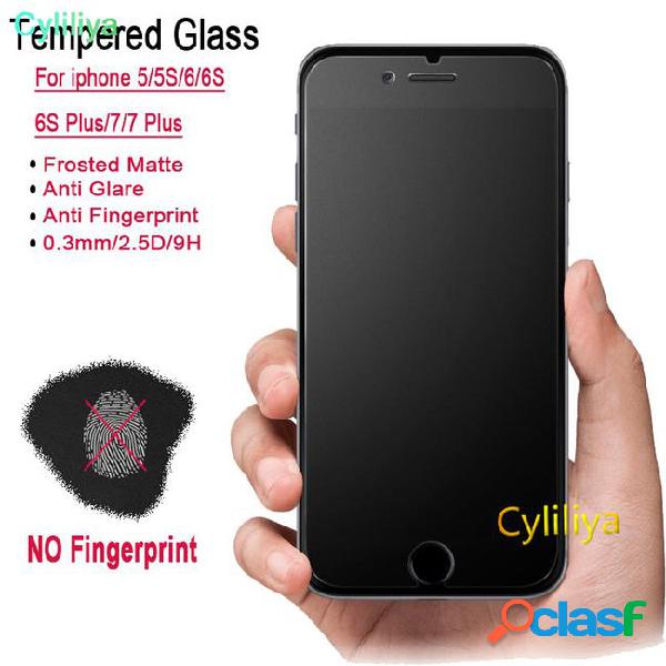 Anti glare anti fingerprint frosted matte tempered glass