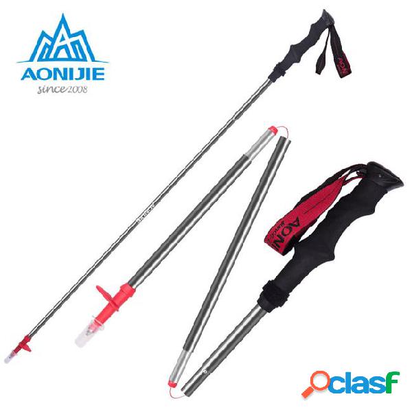 Aonijie folding alpenstock 3 sections aluminium alloy