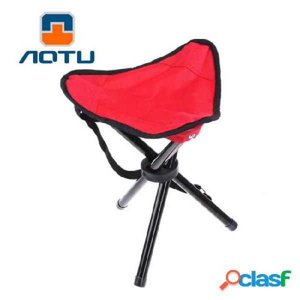 Aotu large three legged fishing stool outdoor portable