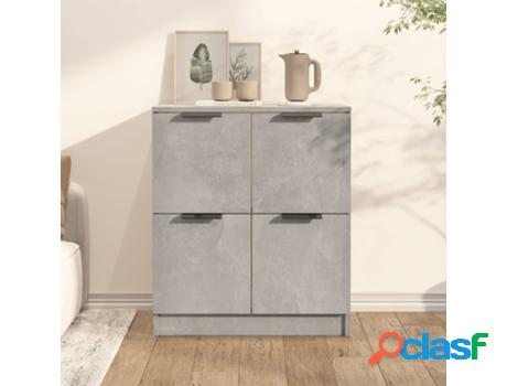 Aparador VIDAXL (Gris - Madera Contrachapada - 60 x 30 x 70