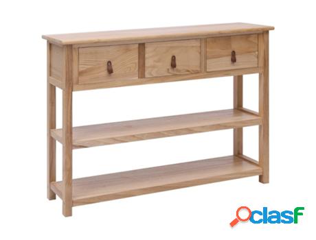 Aparador VIDAXL (Marrón - Madera - 108 x 30 x 76 cm)