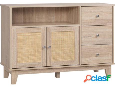 Aparador de Cocina HOMCOM 835-688V00AK 110x40x76 cm Melamina