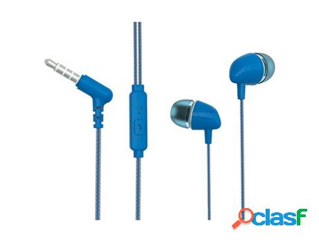 Auriculares con Micrófono TM Electron Azul