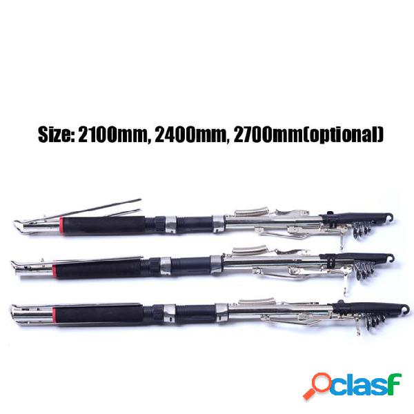 Automatic fishing rod stainless steel cashing rod without