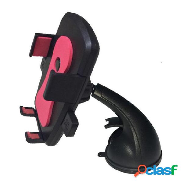 Automatic lock powerful suction disc mounted cell phone