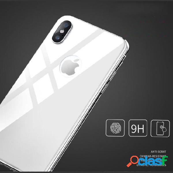 Back protective ultra thin tempered glass for iphone x back