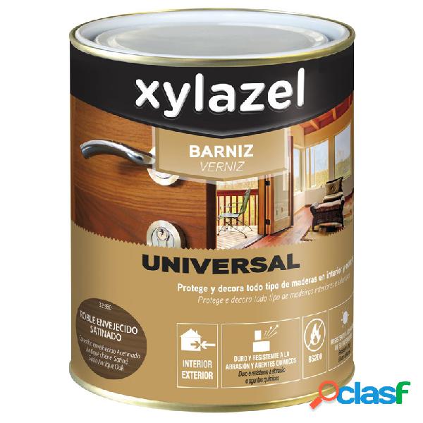 Barniz universal xylazel satinado roble 750 ml