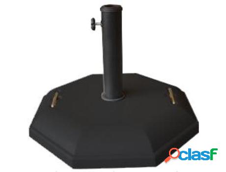 Base parasol 27 kg 48 mm negra