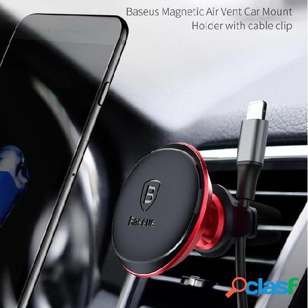 Baseus magnetic car holder for mobile phone car gps air vent