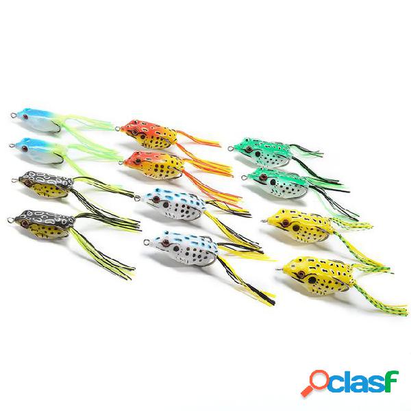 Bass lures topwater frog bait tackle crank bait soft