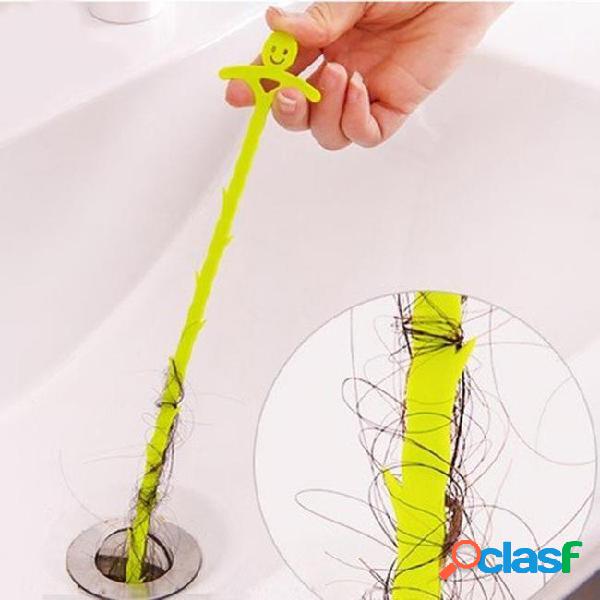 Bathroom hair sewer cleaning brush kitchen sink tub toilet