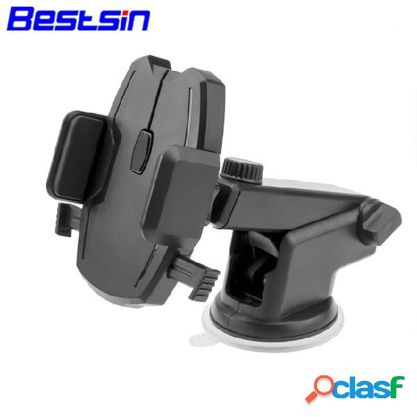 Bestsin multi-function car phone holder handsfree suction