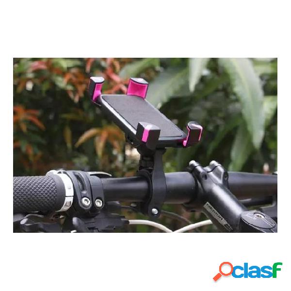 Bicycle handlebar clip mount bracket 360 degree rotation