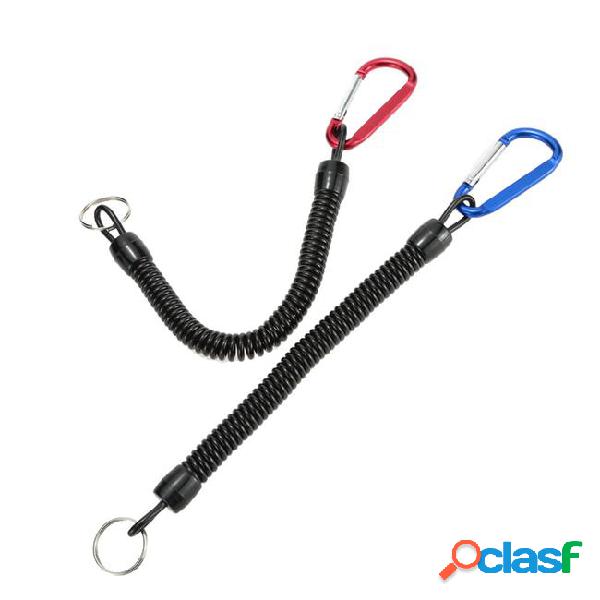 Boat 2pcs fishing lanyards boating ropes 1.4m coiled fish