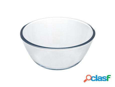 Bol de cristal, ideal para mezclas. 2.5 litros. libre bpa,