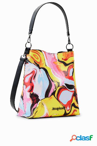 Bolso saco grande abstracto - YELLOW - U