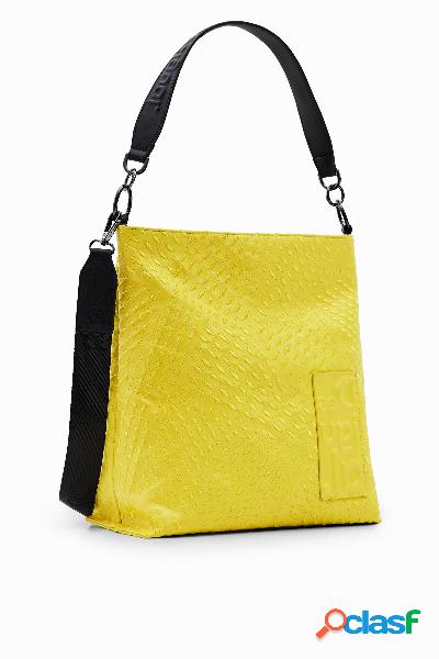 Bolso saco grande geométrico - YELLOW - U