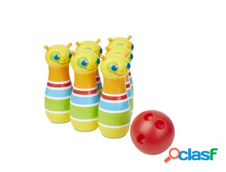 Bowling MELISSA & DOUG (Plástico - Amarillo - 15,7 x 20,3 x